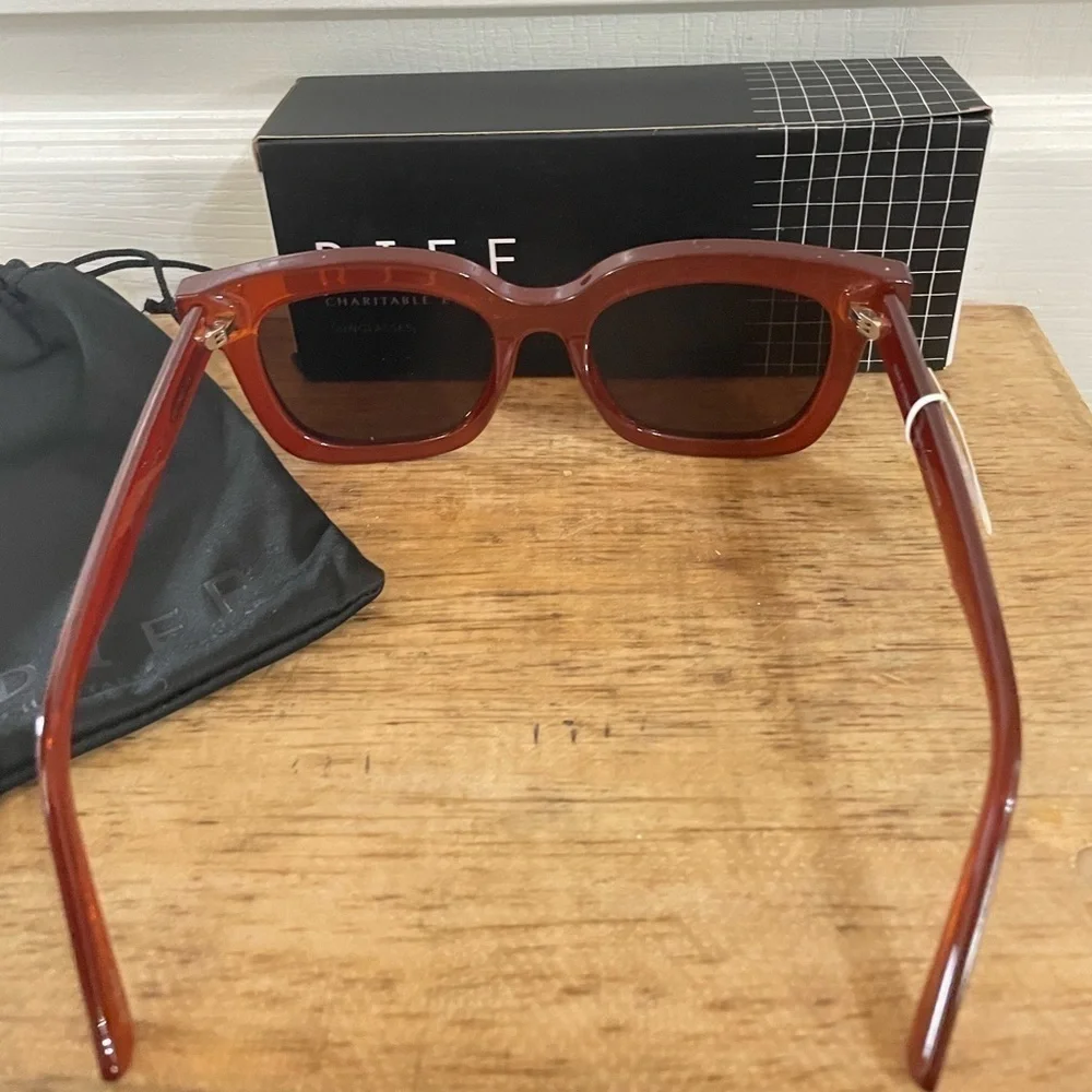 DIFF Nutshell 56mm Makay Square Sunglasses